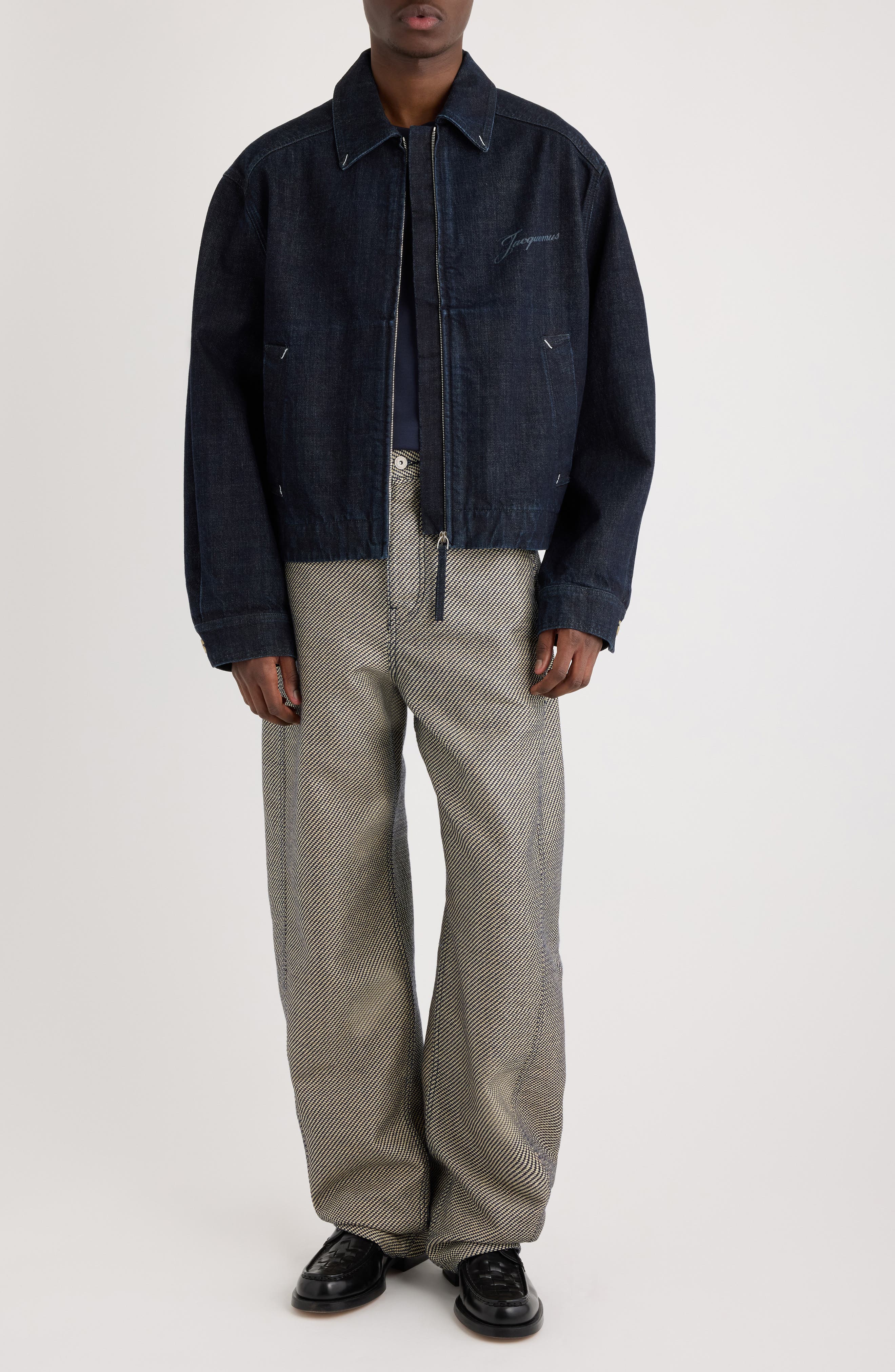 Le Veste de-Nimes Canevas Denim Jacket