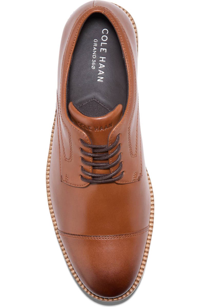 Cole Haan Grand 360 Cap Toe Derby, Alternate, color, British Tan / Ivory