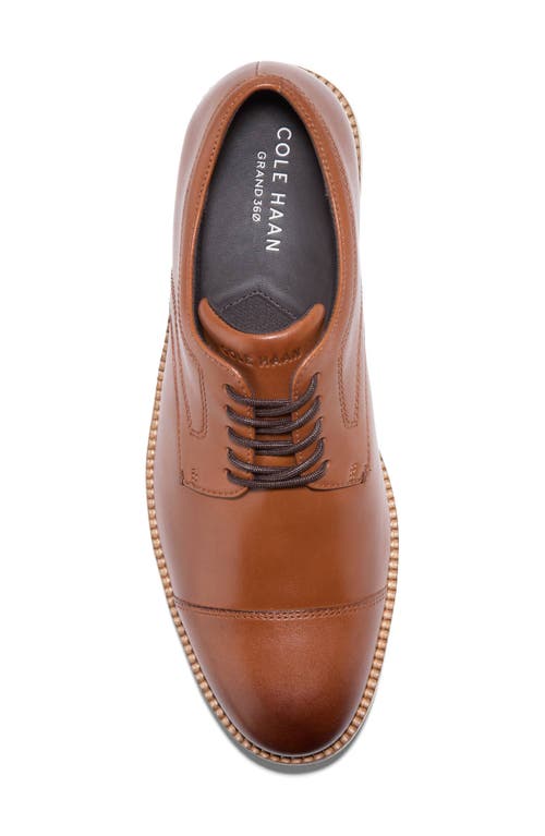 Cole Haan Grand 360 Cap Toe Derby In Brown