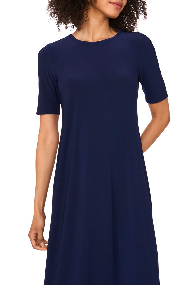 Short Sleeve Maxi Dress, Alternate, color, CLASSIC NAVY