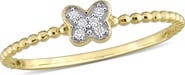 DELMAR Diamond Butterfly Ring - 0.03ct.