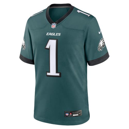 Nike Jalen Hurts Midnight Green Philadelphia Eagles Team Game Jersey