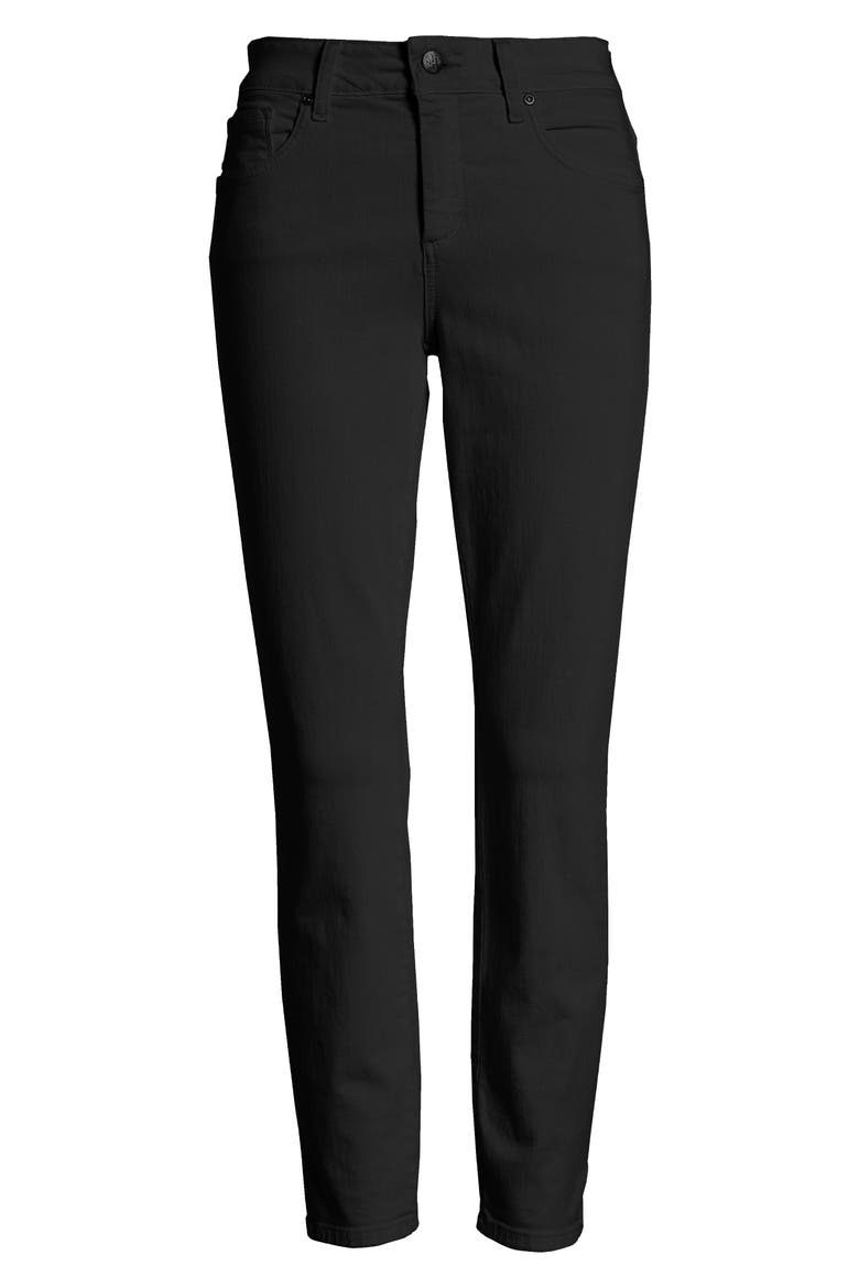 Ami Stretch Ankle Skinny Jeans, Alternate, color, BLACK