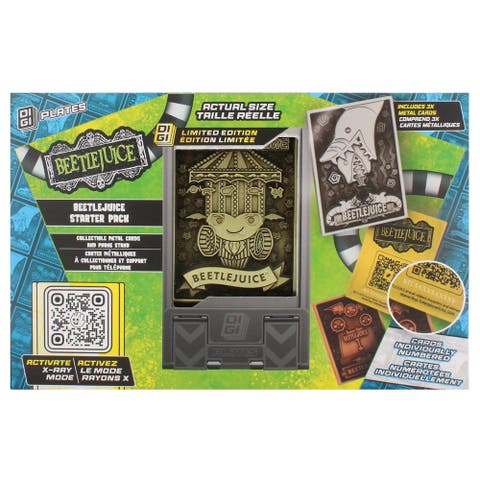 Digiplate Starter Pack Beetlejuice 3 Metal Cards Phone Stand