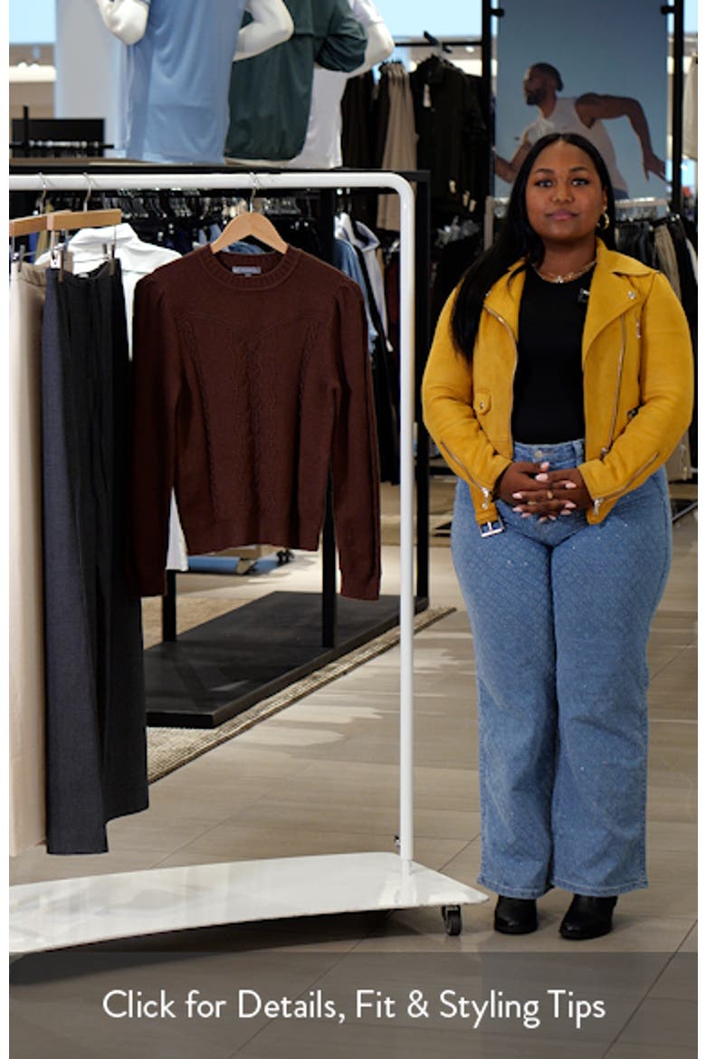 Cable Stitch Sweater video