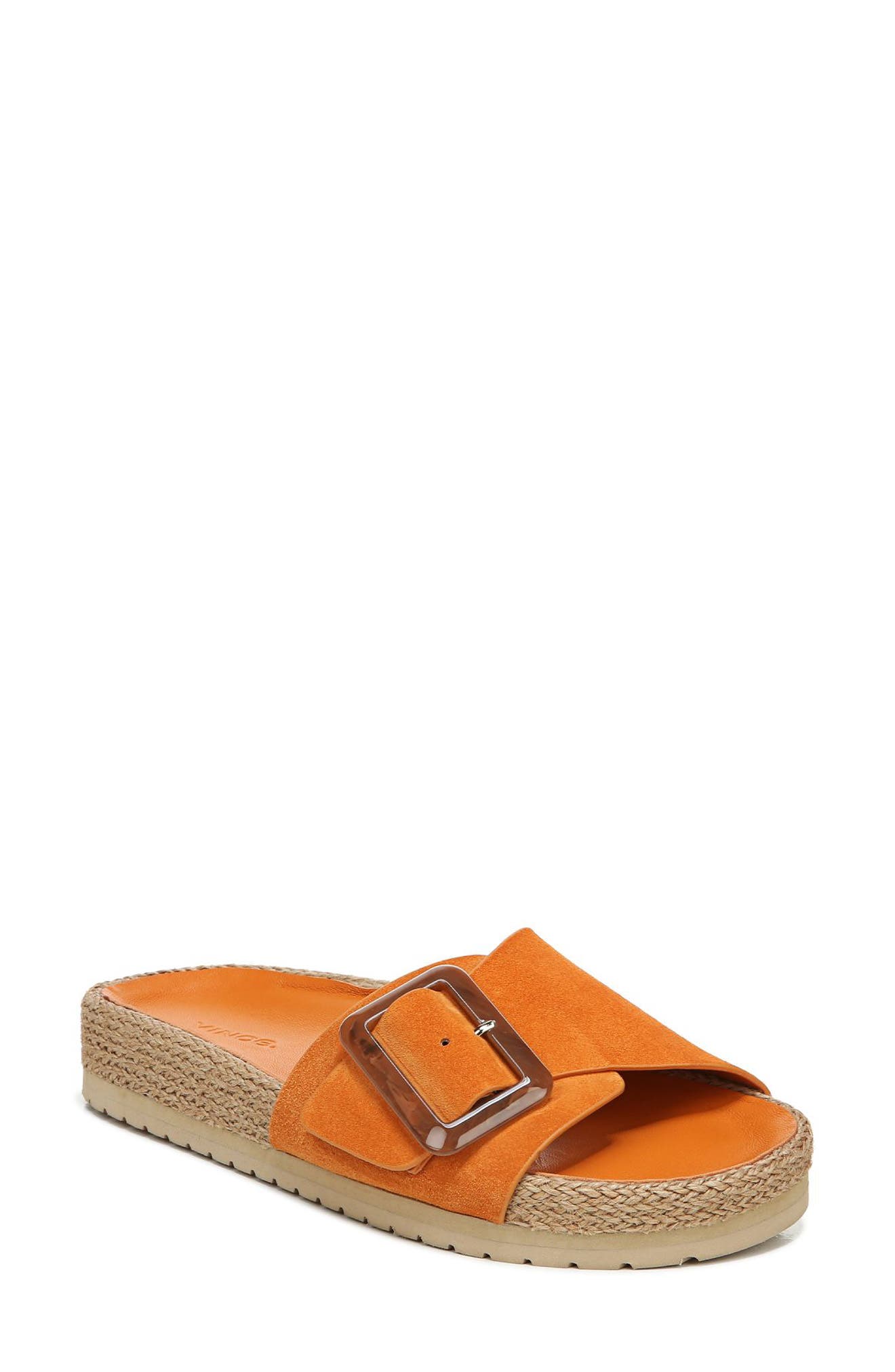 Grant Slide Sandal, Main, color, BURNT ORANGE