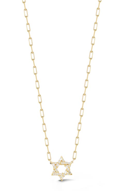 Star of David Pendant Necklace