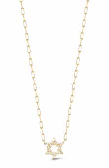 Star of David Pendant Necklace
