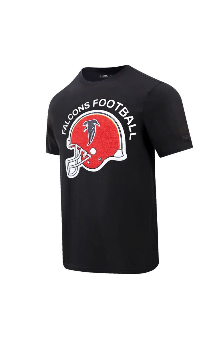 PRO STANDARD Men's Pro Standard Black Atlanta Falcons Red Helmet Wordmark T-Shirt, Alternate, color, Black