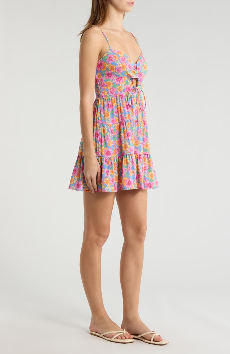 Rip Curl Malibu Cove Sleeveless Minidress, Alternate, color, Blue