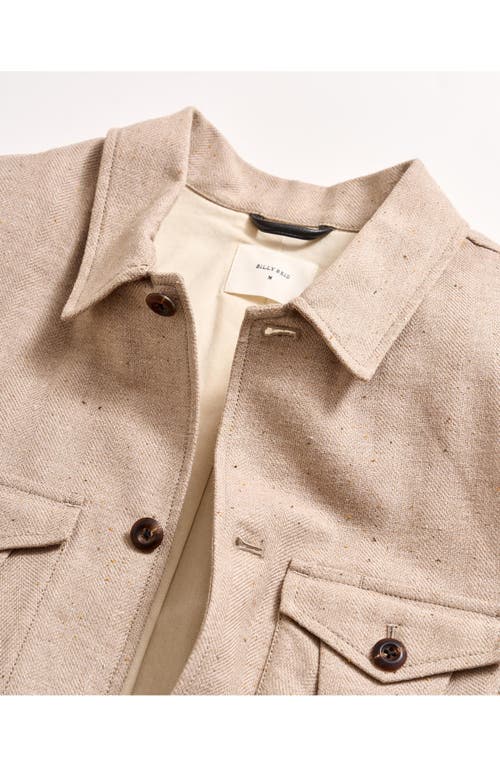 Billy Reid Tweed Member's Jacket In Pumice