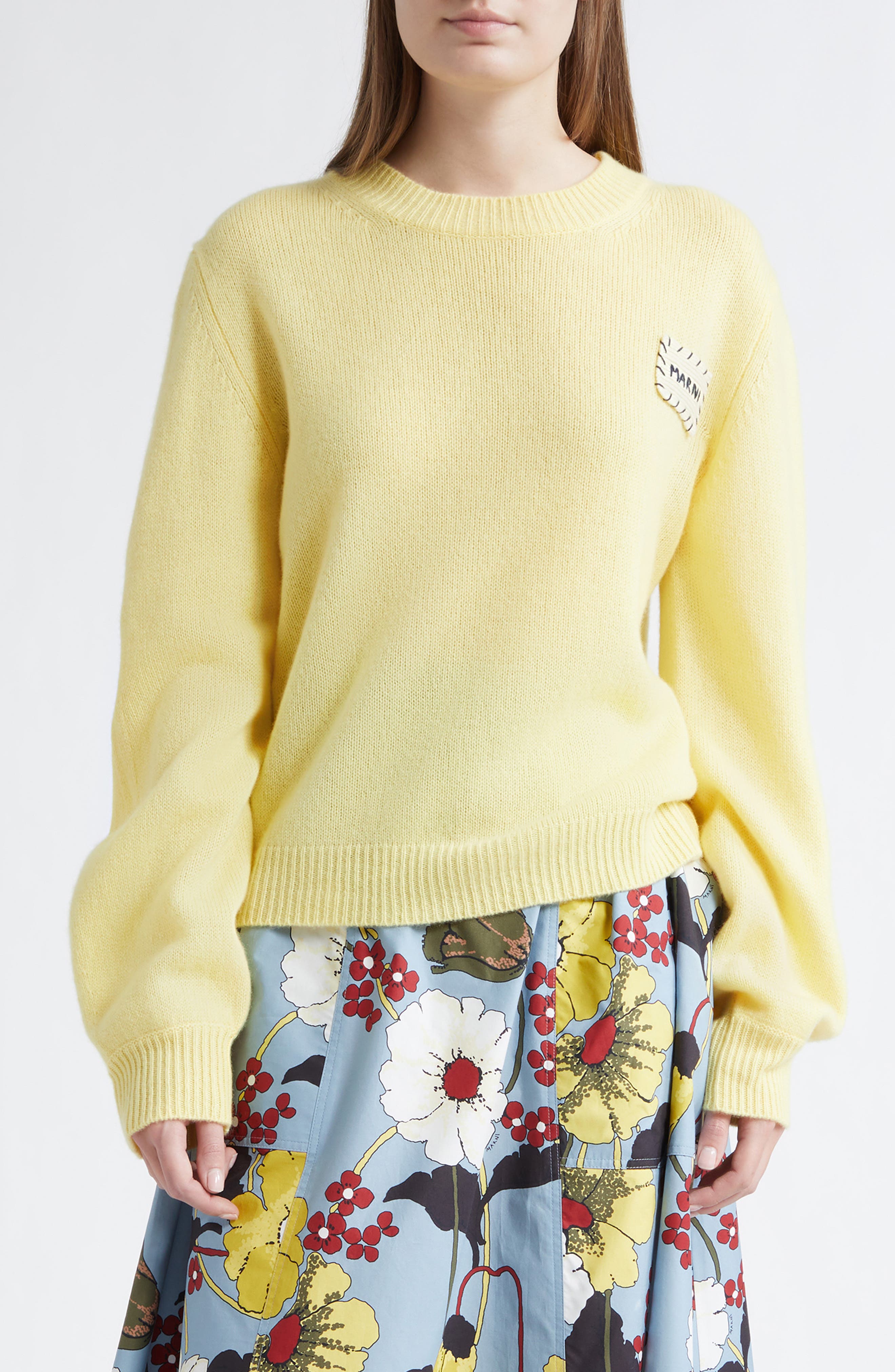 Mending Logo Cashmere Sweater