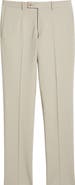 Jack Victor Patrick Flat Front Stretch Wool Dress Pants
