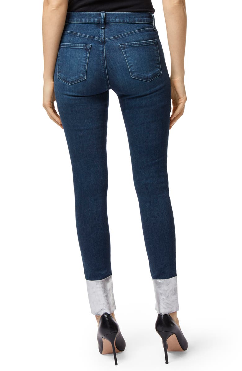 J Brand '811' Cutoff Step Hem Skinny Jeans, Alternate, color, 