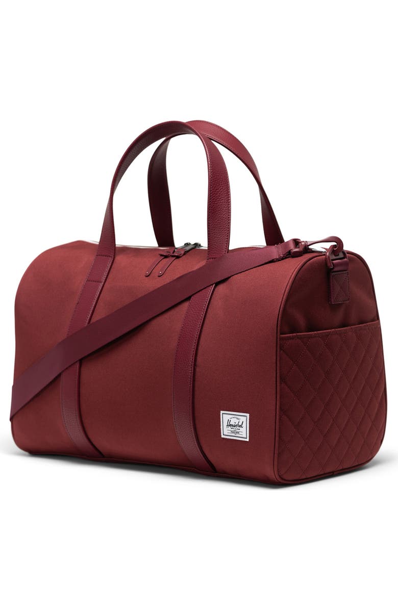 Herschel Supply Co. Novel Water Resistant Recycled Polyester Carry-On Duffle Bag, Alternate, color,