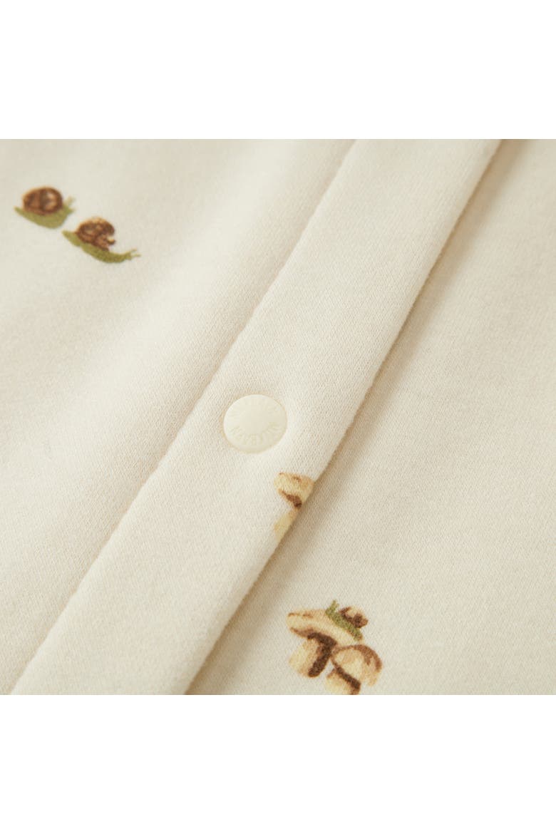 Stretch Fleece Collar Jumpsuit, Alternate, color, Lil' Mushroom