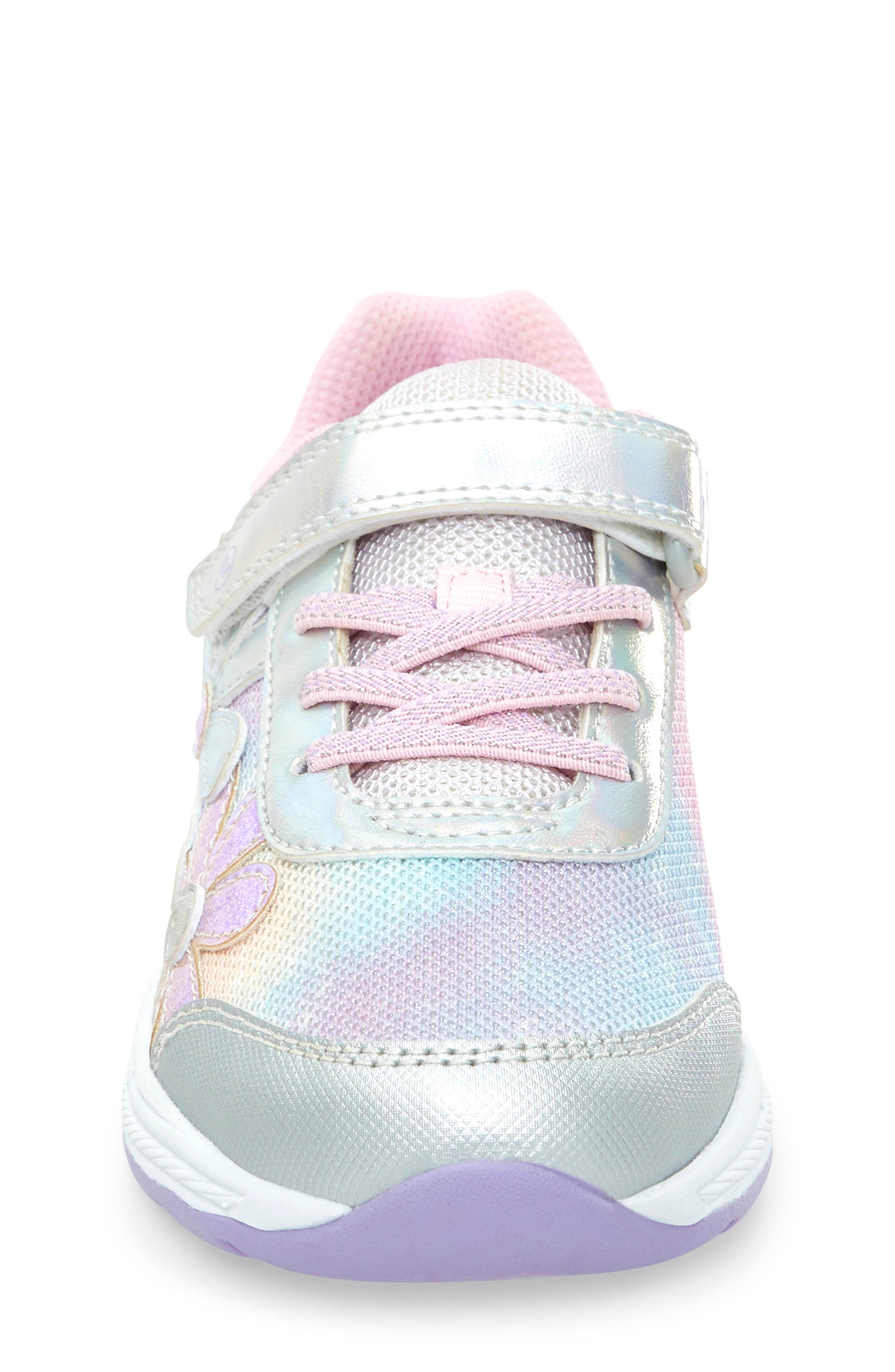 Stride Rite Lighted Glimmer Sneaker, Alternate, color, Iridescent