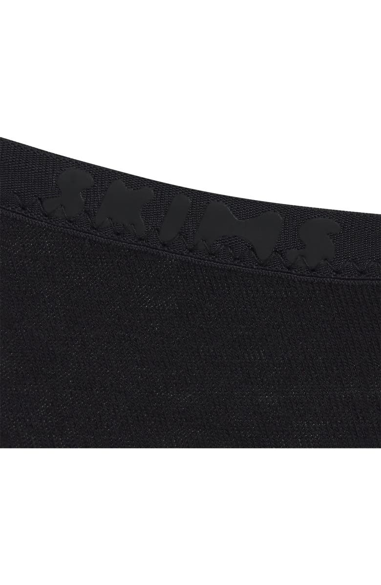 SKIMS Stretch Cotton Logo Dipped Thong, Alternate, color, 