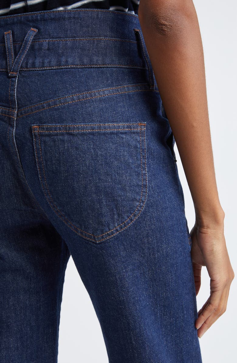 Veronica Beard Hilde Crop Wide Leg Jeans, Alternate, color, Indigo