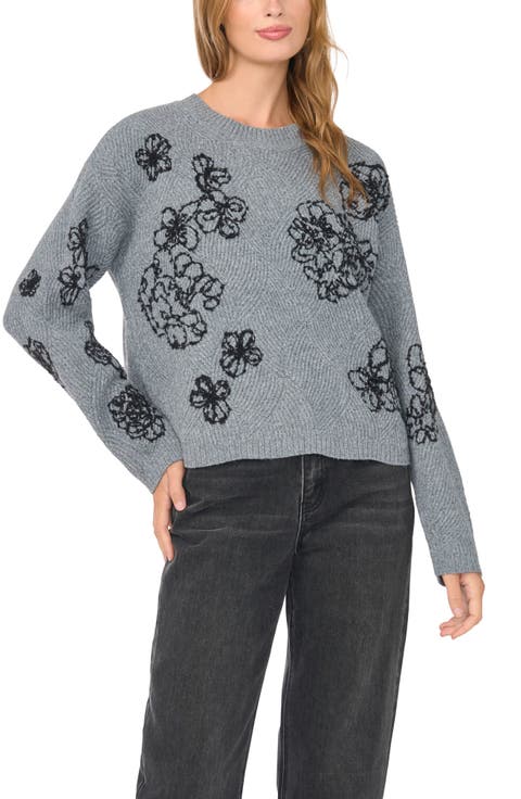 Embroidered Crewneck Sweater