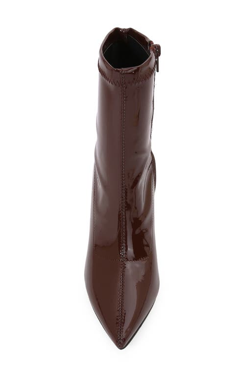 Berness Pointed Toe Bootie In Brown