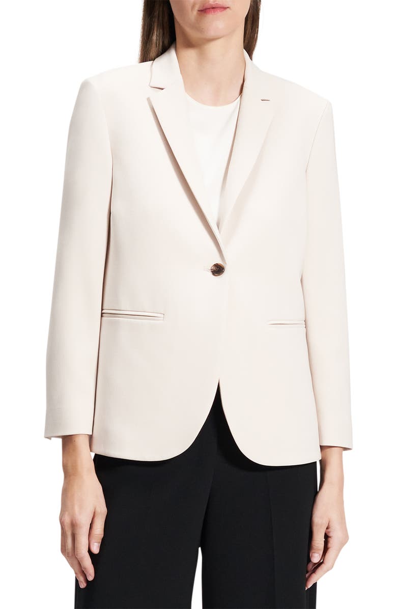 Theory Staple Admiral Crepe Blazer, Main, color, Pumi