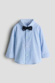 H&M 2-piece Shirt And Bow-tie Set