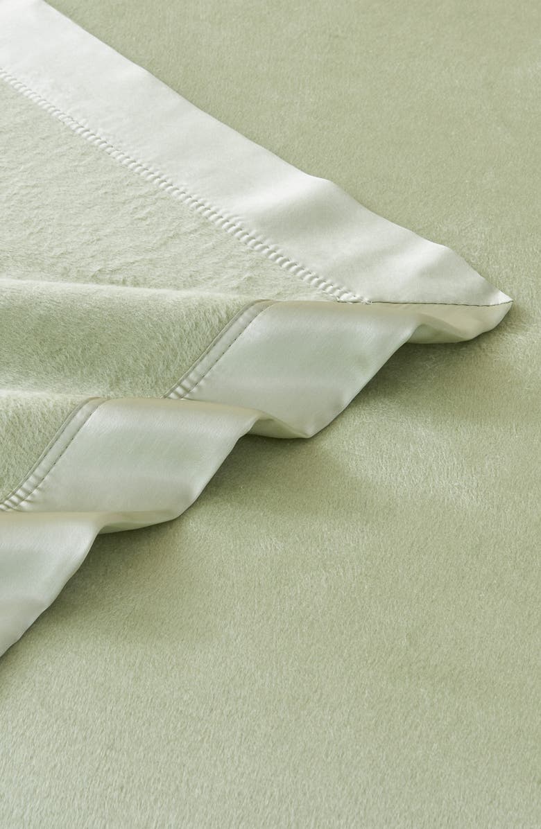 MELANGE HOME Plaza Silk Blanket, Alternate, color, Sage