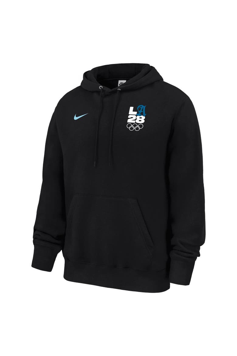 Men's Nike Black LA28 Superbloom Club Fleece Hoodie, Alternate, color, Black