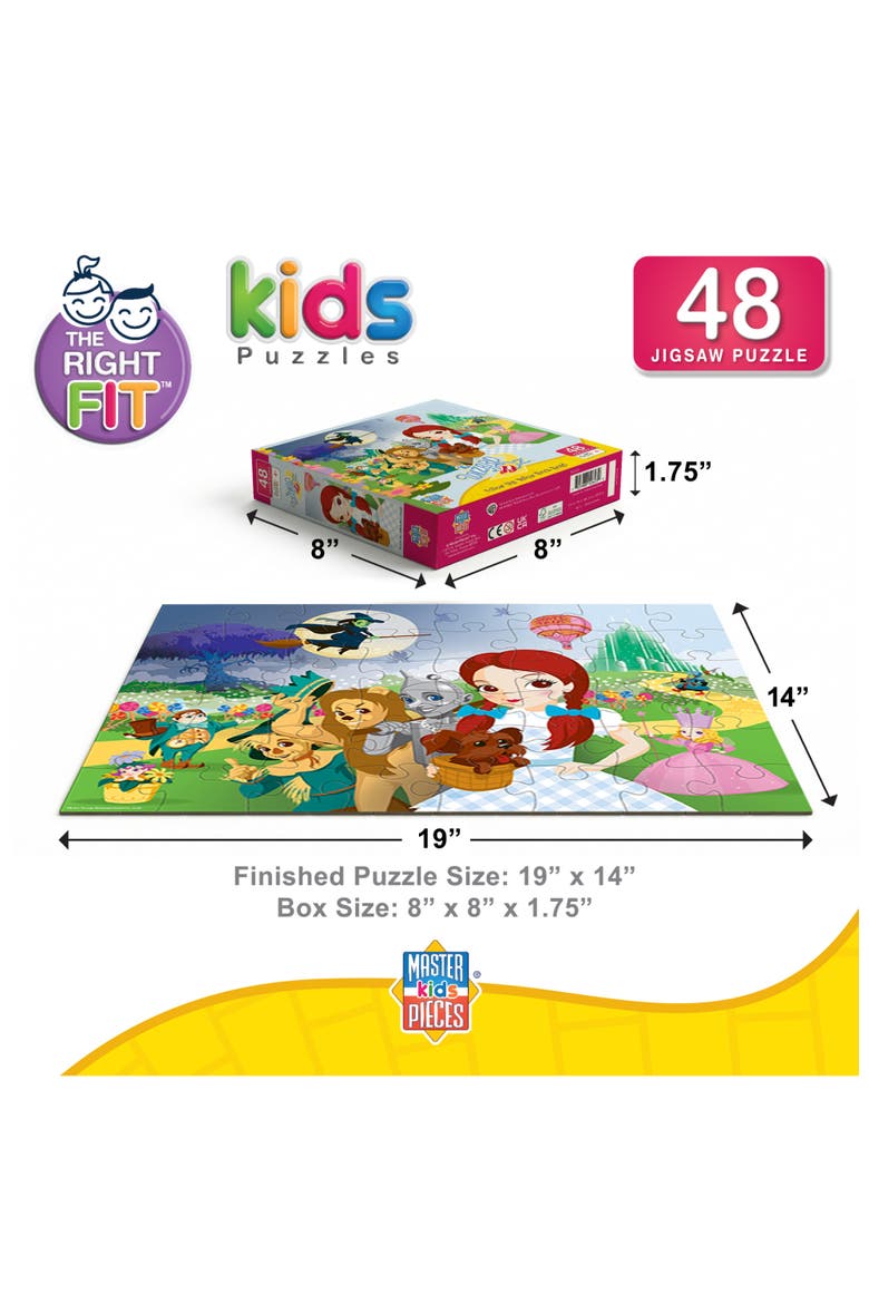 Follow the Yellow Brick Road 48pc Puzzle, Alternate, color, Multicolor