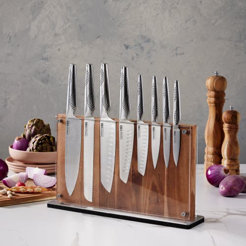 Cuisine::pro ® Cuisinepro® Id3® Ryu Knife Block 9 Piece In Brown
