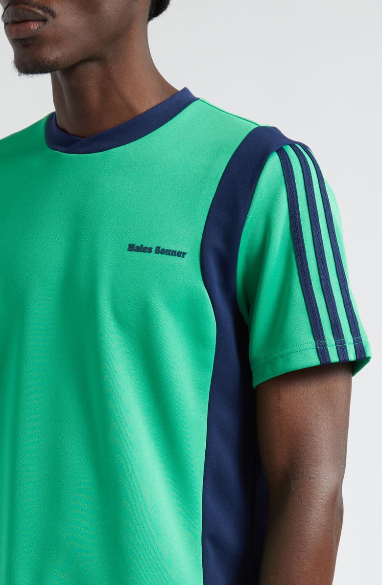 ADIDAS X WALES BONNER x Wales Bonner 3-Stripes Recycled Polyester T-Shirt, Alternate, color, 