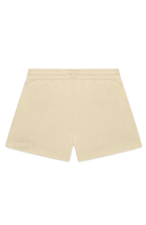 Dalix Womens Butterfly Midweight Washed Fleece Shorts In Brown