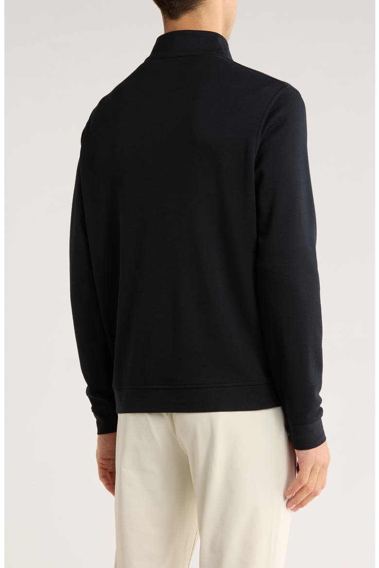 Quarter Zip Pullover, Alternate, color, BLACK