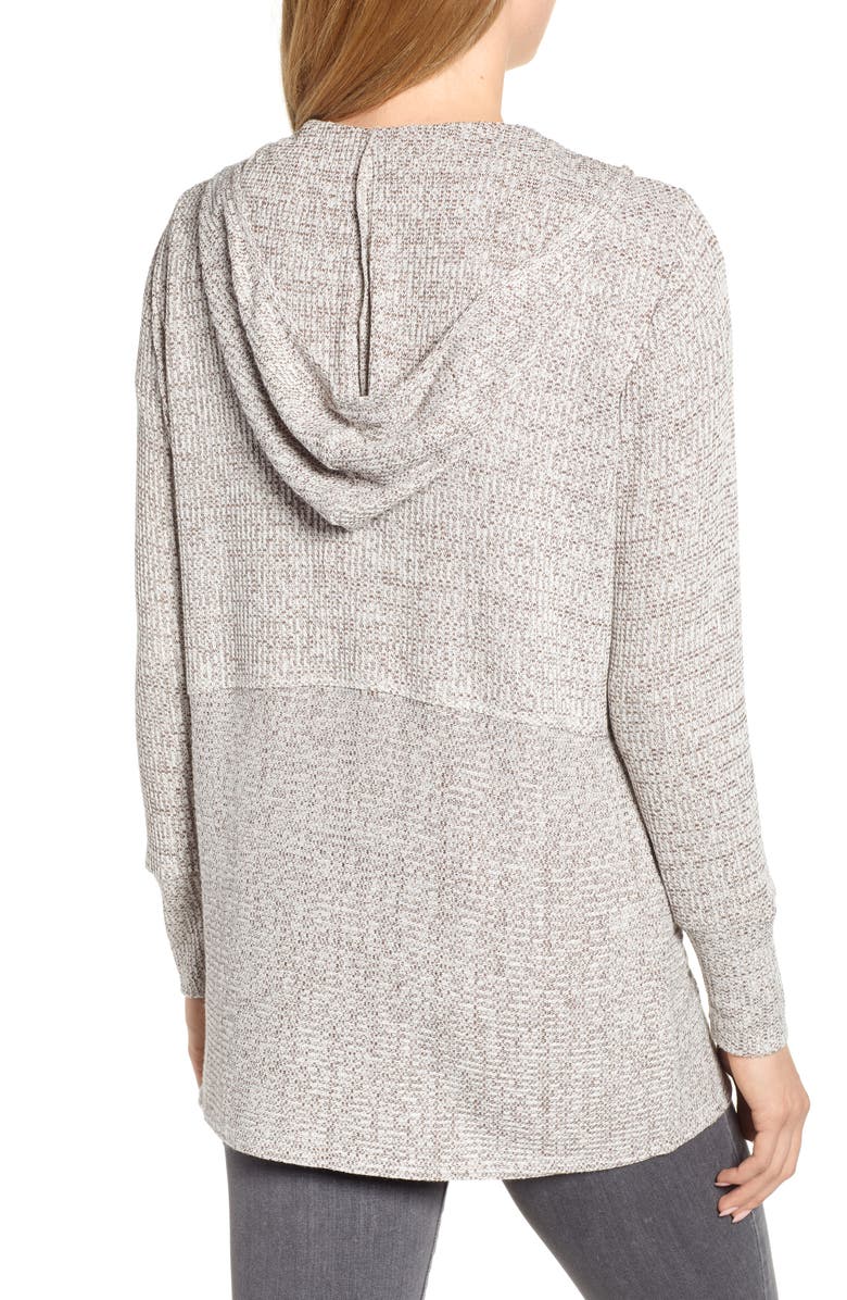 Wit & Wisdom Waterfall Hoodie Cardigan, Alternate, color,