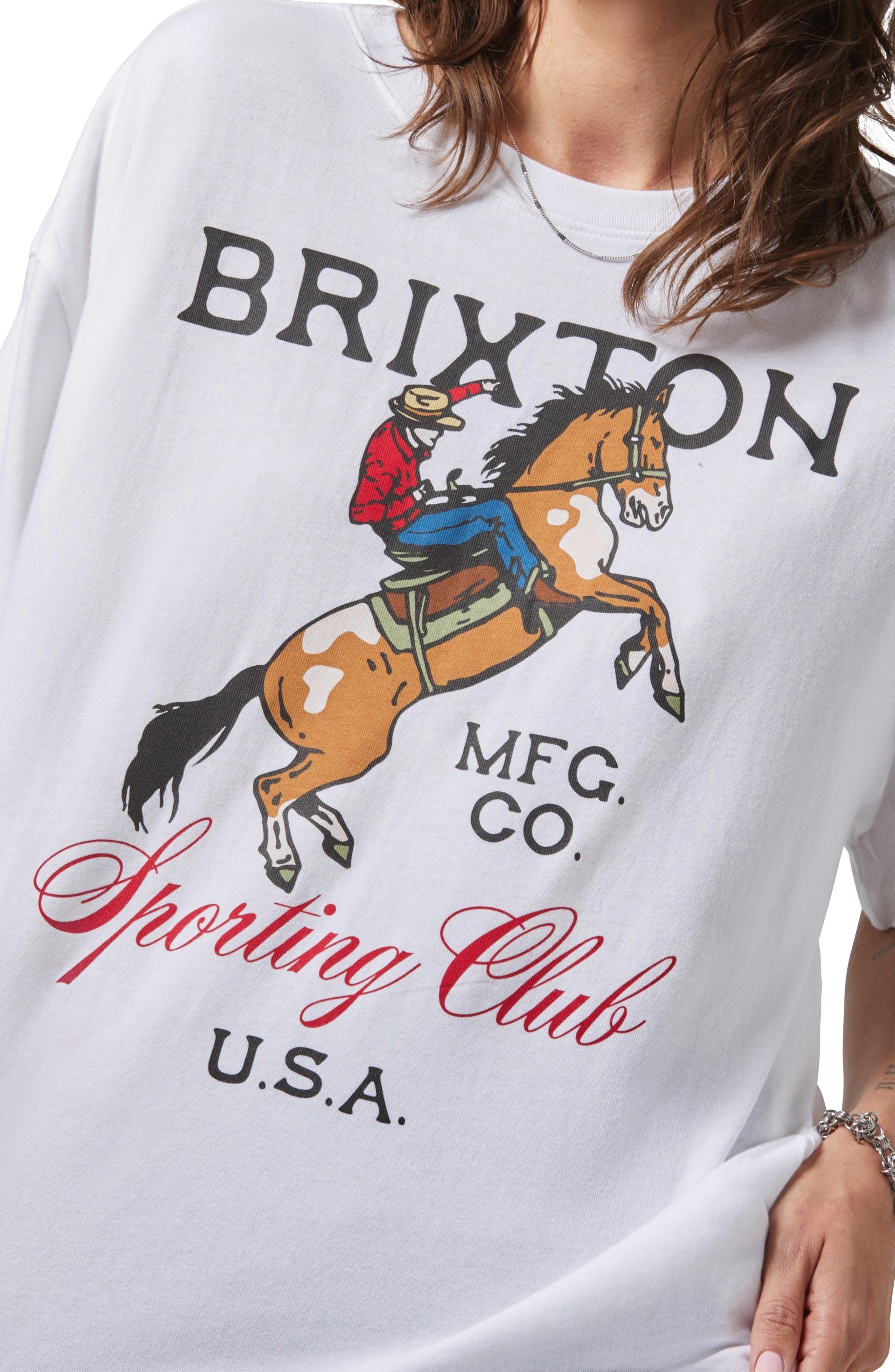 Sporting Club Cotton Graphic T-Shirt - image 2