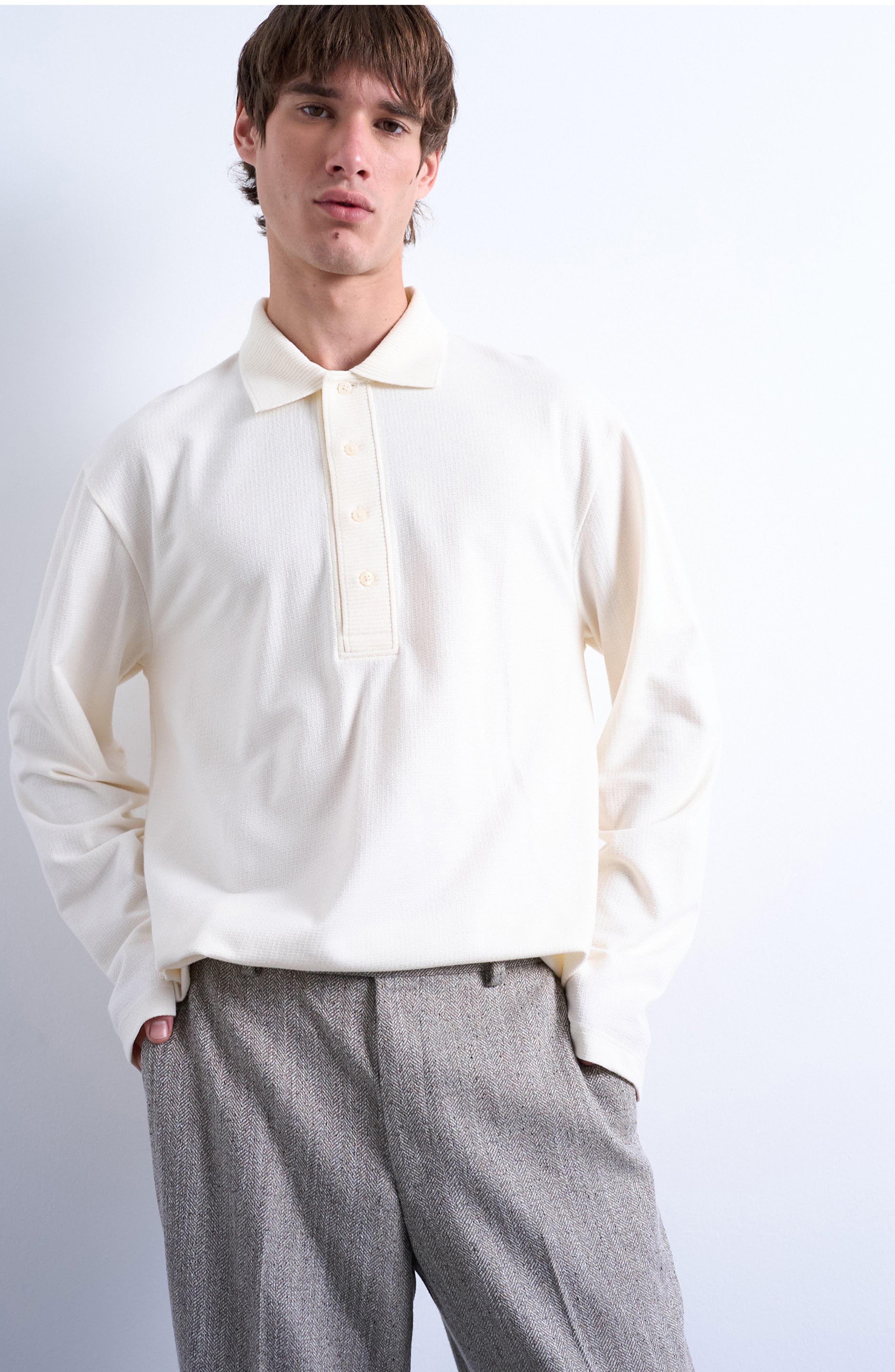 Long Sleeve Polo