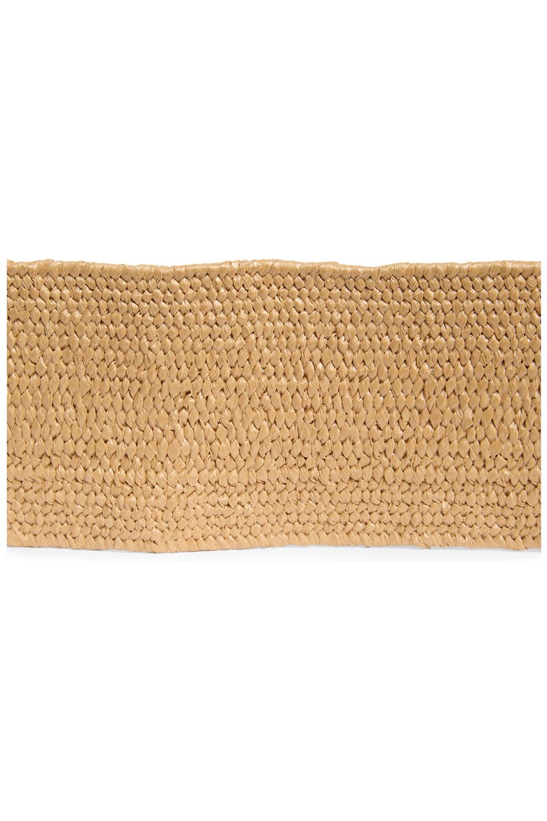 Resin Buckle Stretch Woven Belt, Alternate, color, COGNAC/ NATURAL