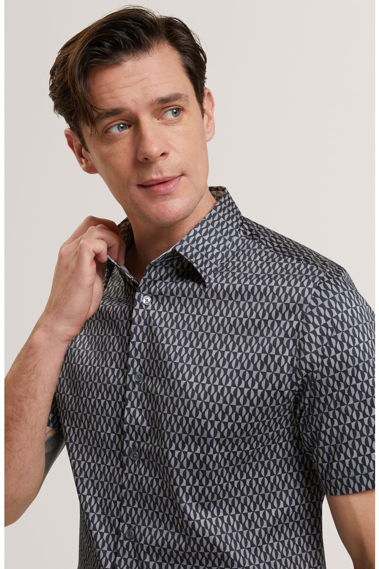 Cambay Regular Fit Button-Up Shirt, Alternate, color, NAVY