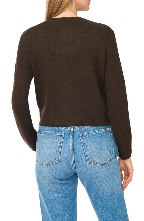 Ted Baker Saddle Shoulder Cardigan In Brown