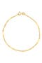 14K Gold Singapore Chain Bracelet