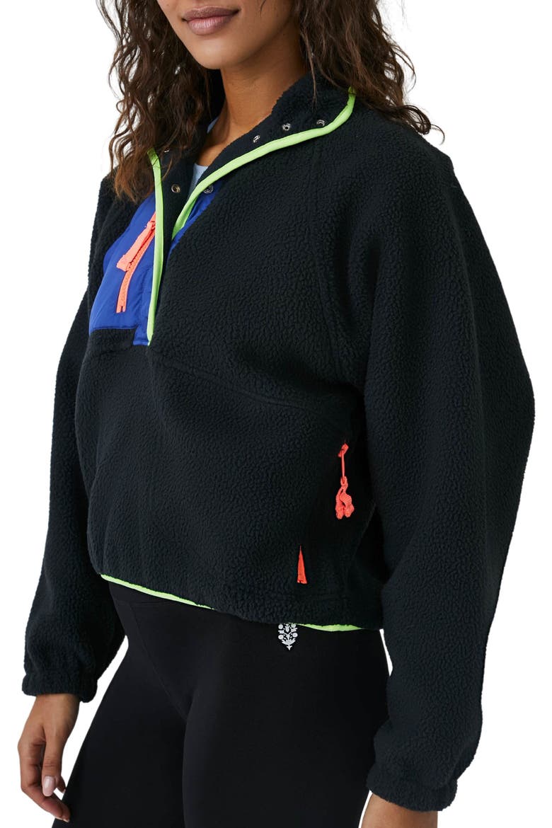 Hit the Slopes Colorblock Pullover, Alternate, color, BLACK SPORTY COMBO