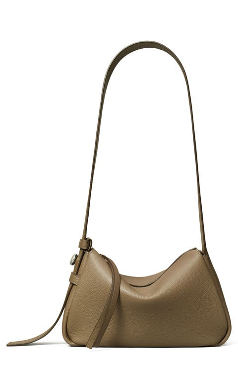 Small Romy Leather Shoulder Bag