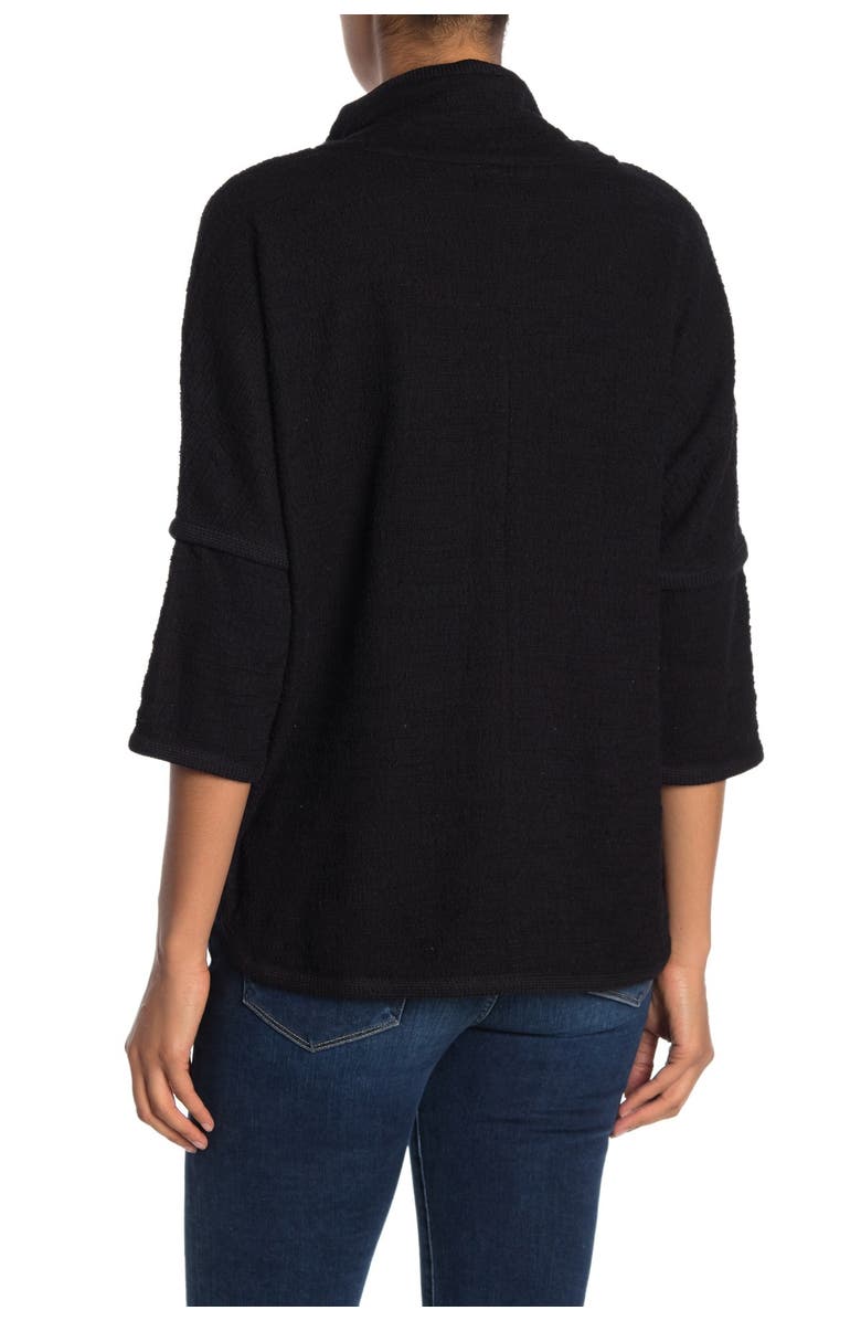 MAX STUDIO Cowl Neck 3/4 Length Sleeve Knit Top, Alternate, color, 