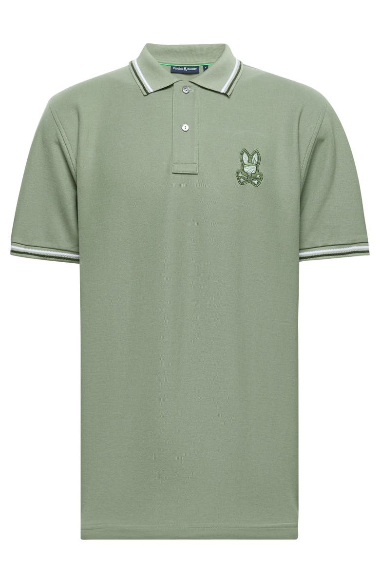 Psycho Bunny Baxter Tipped Pima Cotton Piqué Polo, Alternate, color, Ssr