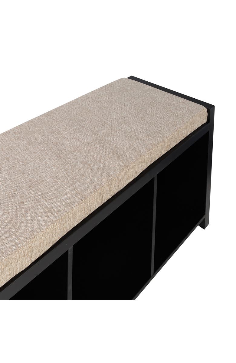HONEY-CAN-DO 3-Cube Storage Bench, Alternate, color,
