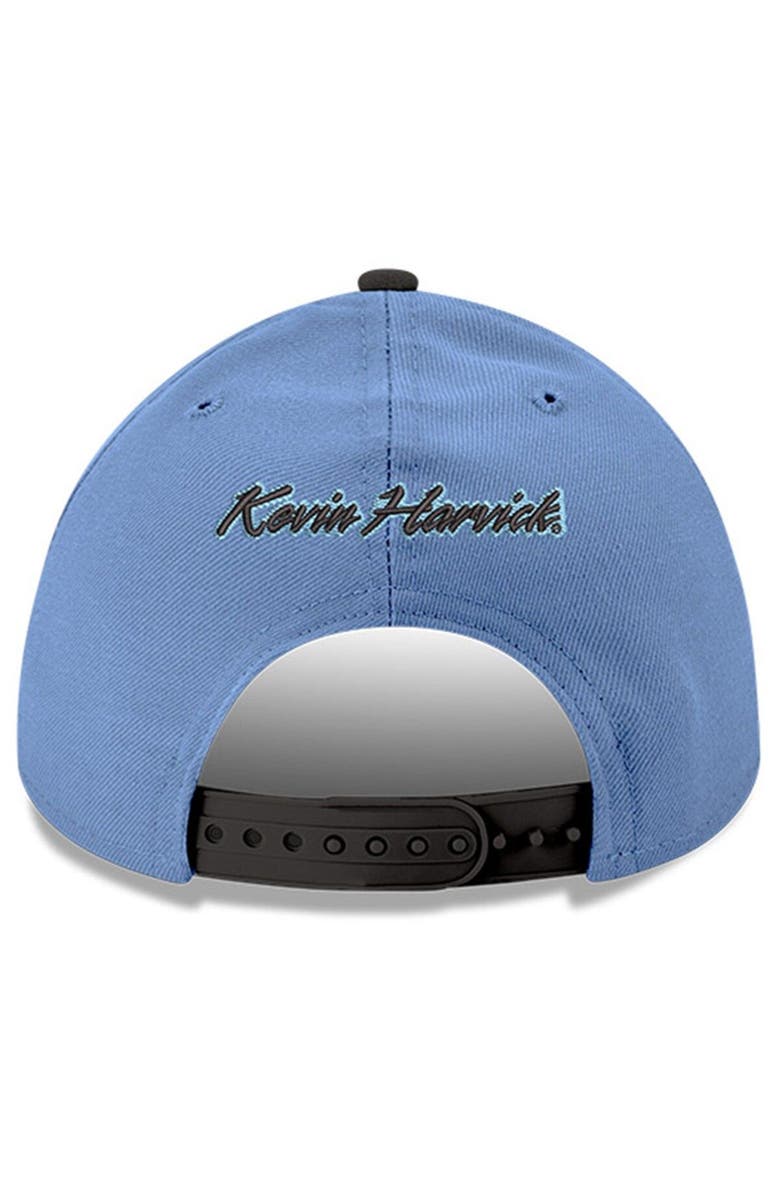New Era Men's New Era Light Blue/Black Kevin Harvick 9FORTY Snapback Adjustable Hat, Alternate, color, Light Blue