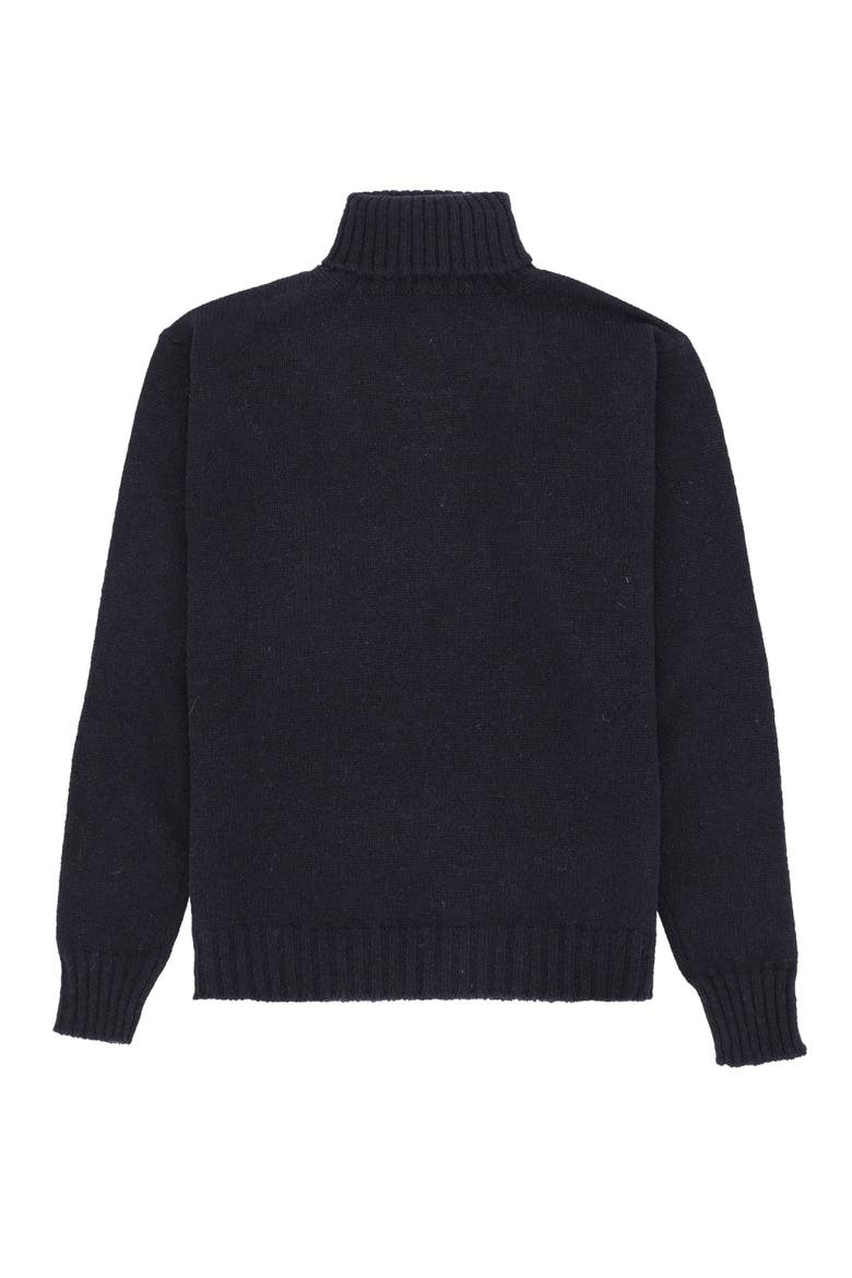 Wool Turtleneck Sweater, Main, color, Dark Blue