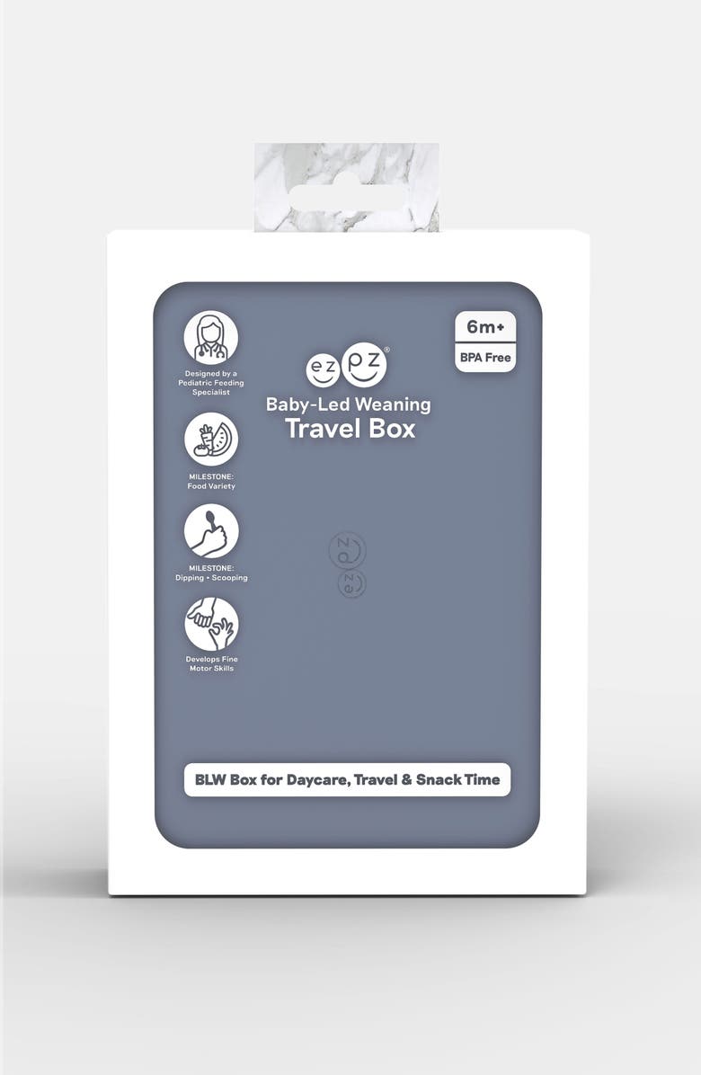 ezpz Baby-Led Weaning Travel Box, Alternate, color, Indigo