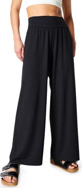 Sweaty Betty High Waist Wide Leg Stretch Modal Pants